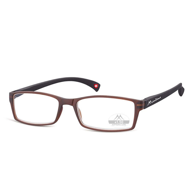 BROWN READING GLASSES